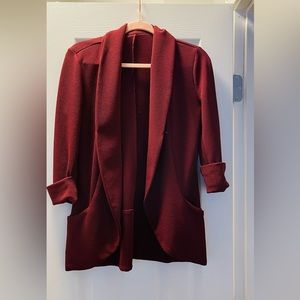 Open blazer with pockets, 3/4 sleeves